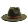 Classic Fedora Hat With Wide Brim For Women Men Fall Winter Fashion Accessory