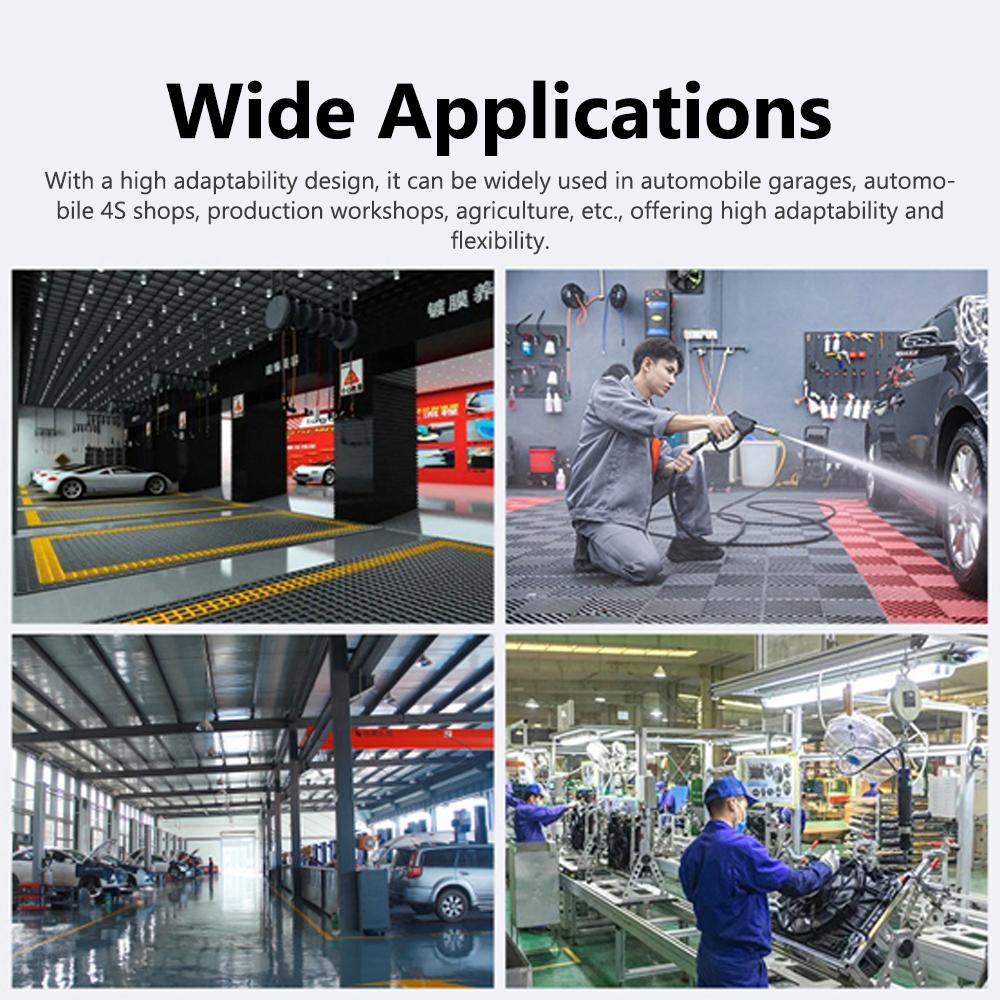 6mm Automatic Retractable Hose Reel Car Wash Garden Irrigation Water Tube Holder Wall Mount High Pressure Waterpipes