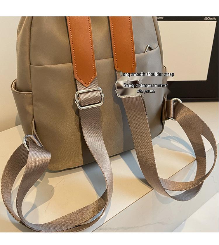 Korean Style Waterproof Nylon Backpack for Women - Large Capacity Commuter and Mummy Bag