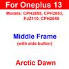 For OnePlus Oneplus 1+ 9 11 11R 12 13 Middle Frame Housing Front Frame Cover Housing with Side Button Replacement Parts