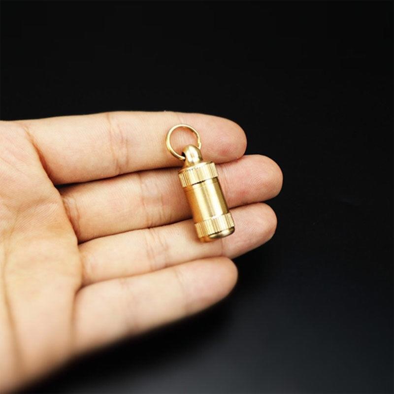 Portable Mini for Pill Organizer for Case Container Pocket for Pill Box Waterproof Medicine Bottle Keychain Sealed & Moi