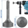 Ground Rod Driver Heavy Duty SDS Plus T Post Ground Rod Driver Tool Metal Forged Steel Drill Bit for Rotary Hammer Drill Tool