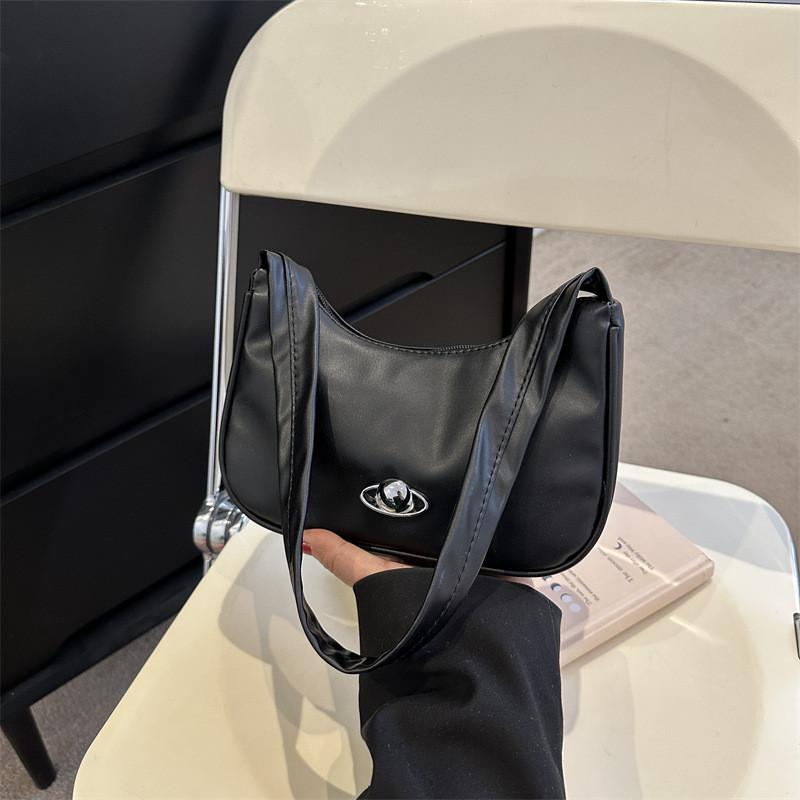 Trendy Commuter Shoulder Bag For Women Urban Chic Small Pu Tote Bag