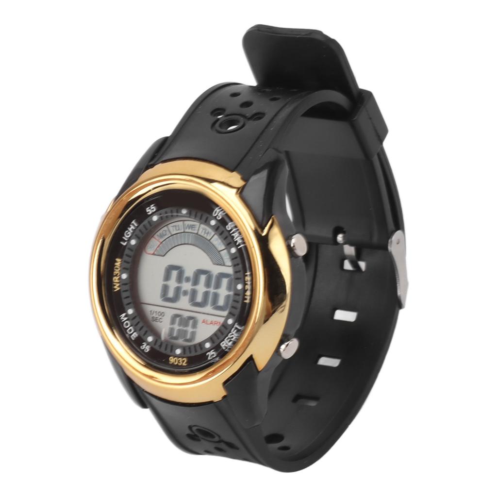 Sports Watch Luminous Waterproof Wear Resistant Alarm Function Stylish Digital Sports Watch for Outdoor Activities