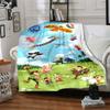 Artsy Cats Stack Flannel blanket, soft and warm, suitable for beds and sofas, all seasons, portable travel blanket. 073072