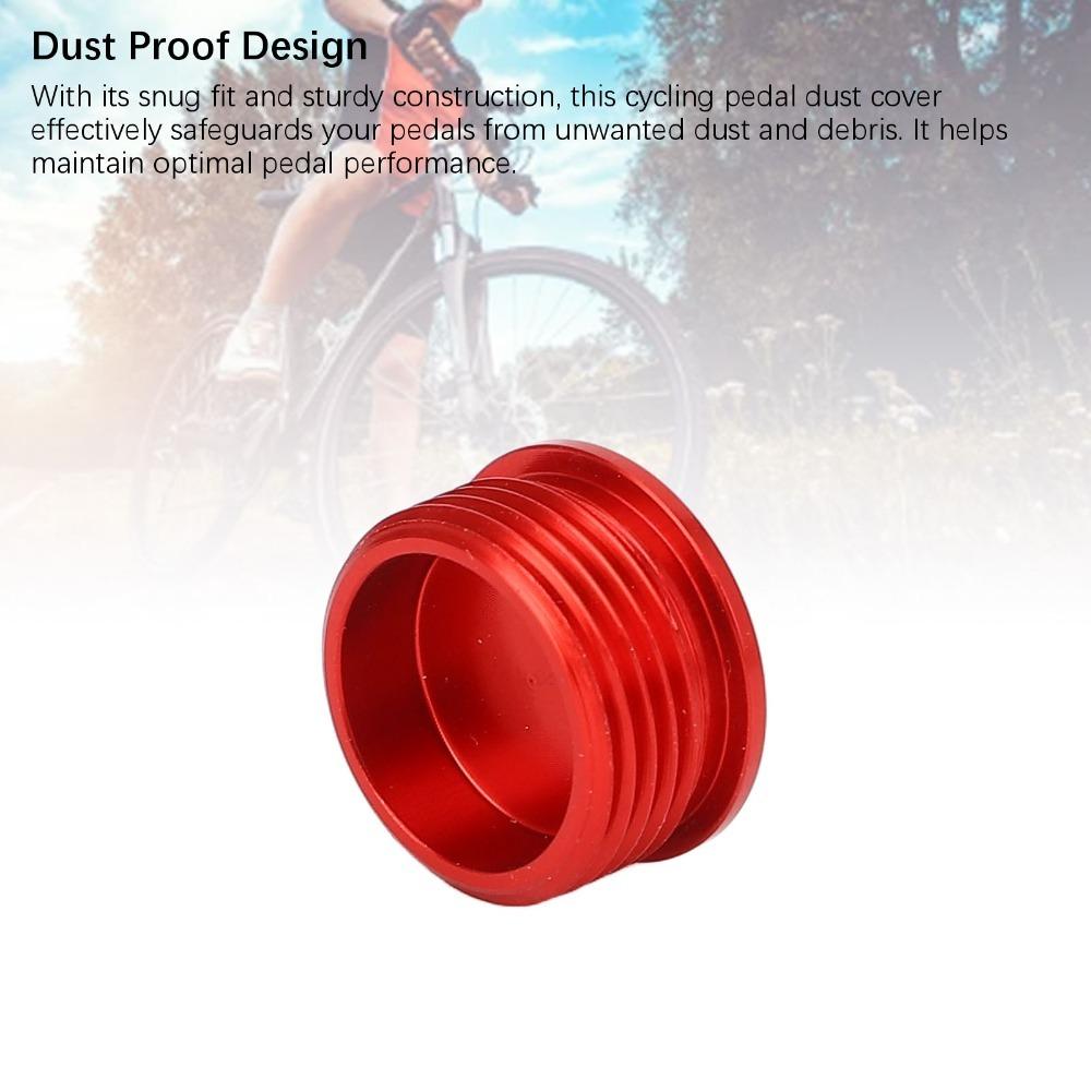 2PCS M14 Thread Bike Pedal Screw Cover 6.5mm Cycle Pedal Locking Screw  Bike Repair