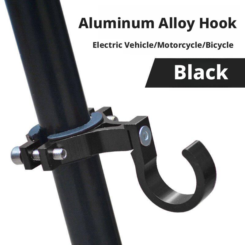 SEAMETAL Electric Scooter Hook Aluminum Alloy Handlebar Crossbar Double Hook Holder Universal Hanger Hook For Motorcycle Bike