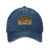 Ostrzeżenie Zrzędliwy Stary Bękart Podchodź Mężczyźni Kobiety Czapki Baseballowe Śmieszne Uwaga Zniszczona Prana Outdoor Regulowane Dopasowanie Snapback