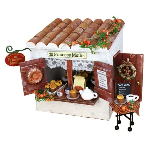 

Billy Handmade Dollhouse Kit Cottage Kit Muffin Shop 8721
