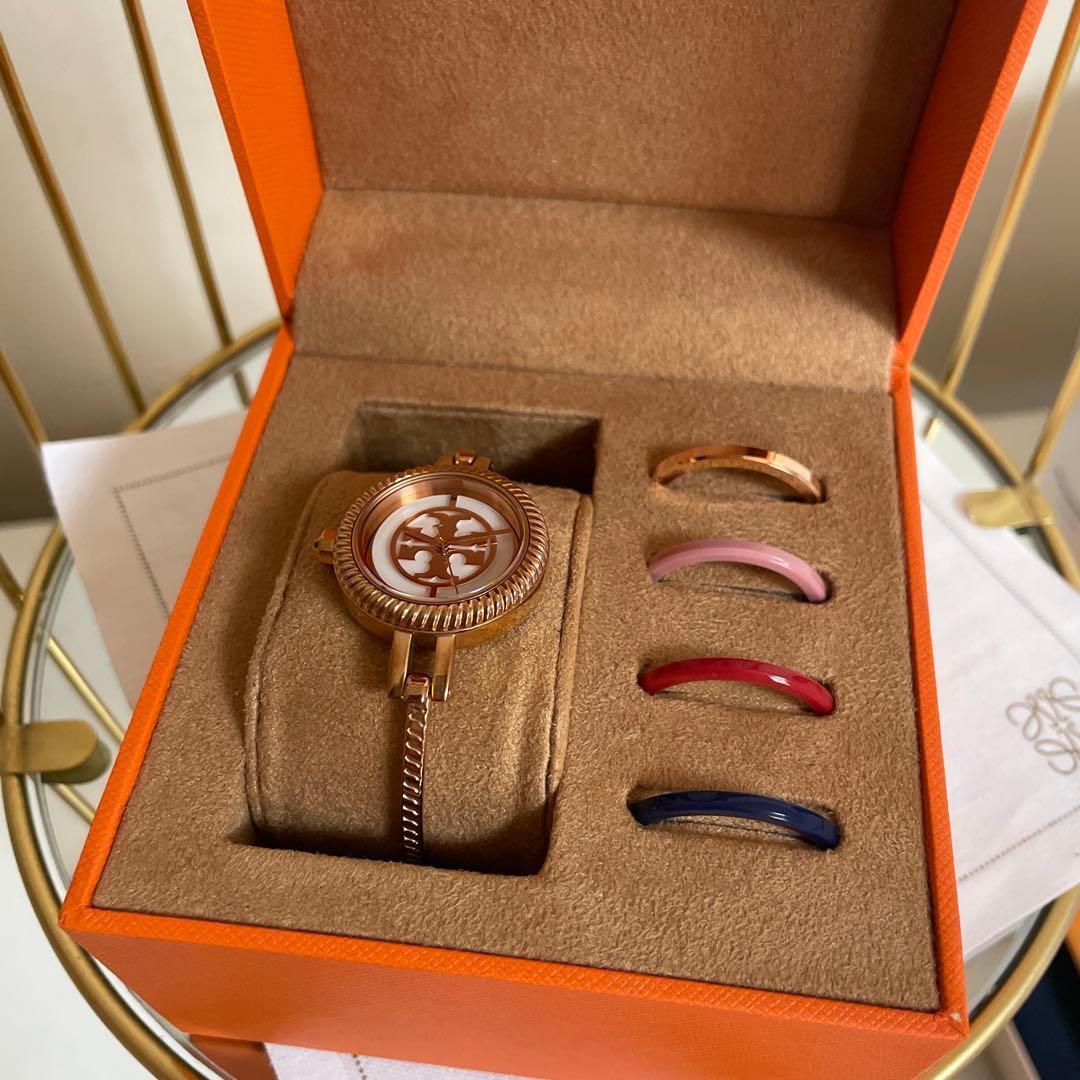 Used TORY BURCH Gold Watch with Replacement Band