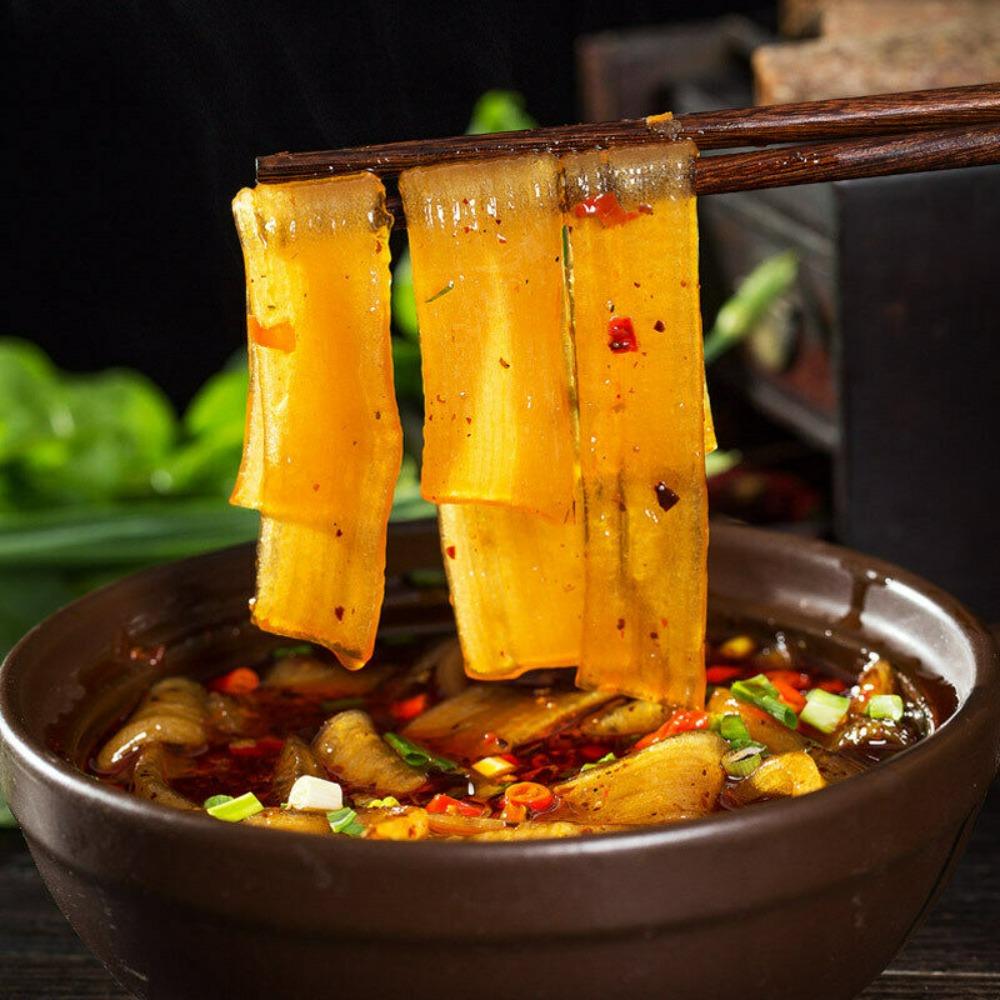 Sichuan Hotpot Flat Potato Noodles 240g Gluten Free Vegan 01