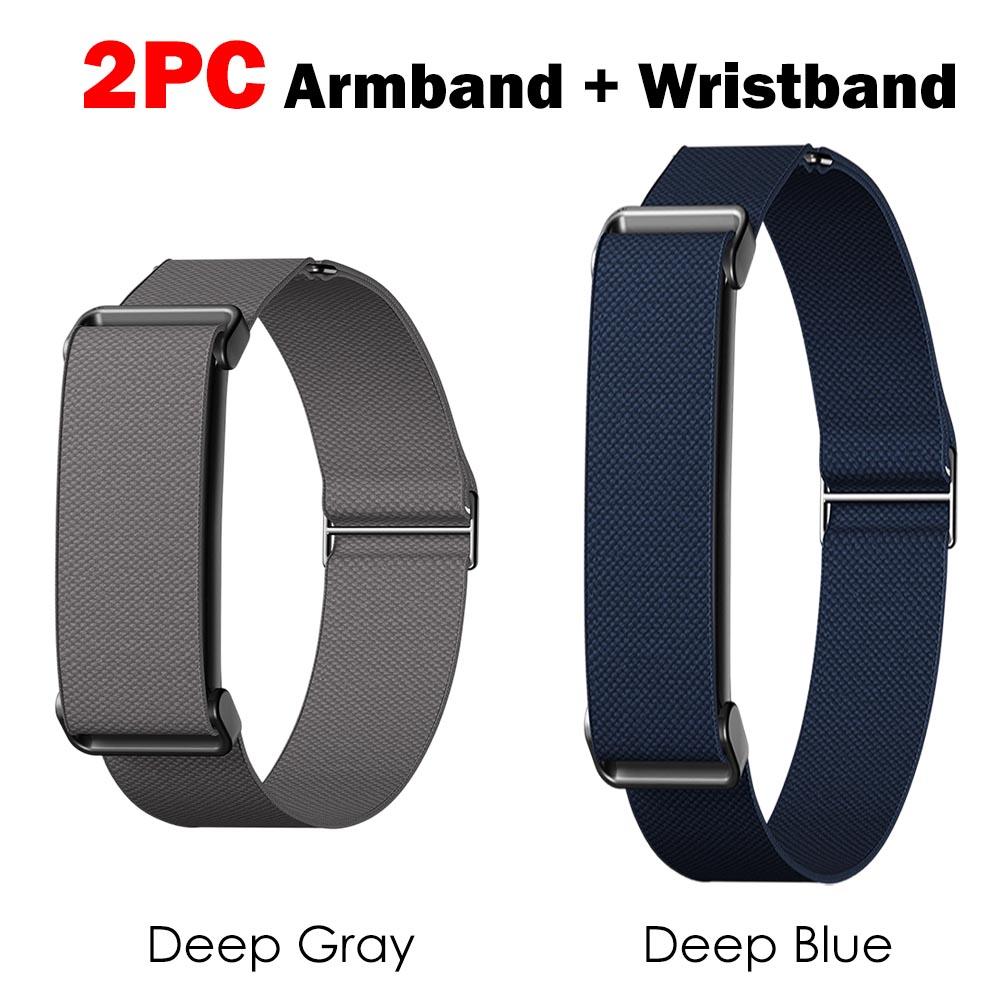 1-2PC Nylon Band for Google Fitbit Air Strap Biceps Strap Fitness Tracker Replacement Band Adjustable for Google Fitbit Air Band