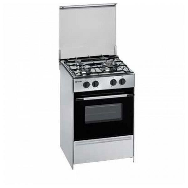 TECHSALES R&eacute;chaud Gaz Meireles G1530 DV 60 cm 53 L Acier inoxydable (3 Cuisini&egrave;re)