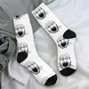 Smiling Wholesome Wojak Soyjak Stockings Funny Meme Graphic Elegant Socks Spring Anti Slip Socks Men Climbing Medium Soft Socks
