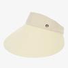 CR12B Women's Big Brim Weaving Sun Cap Cream Comfortable for Daily Life, Travel, Exercise, and Hiking