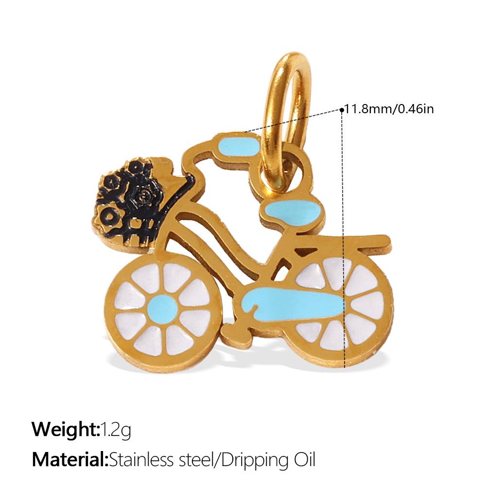 European and American Fun Shape Oil Drop Pendant Vehicle Sports Elements Colorful Color Scheme Personalized DIY Pendant