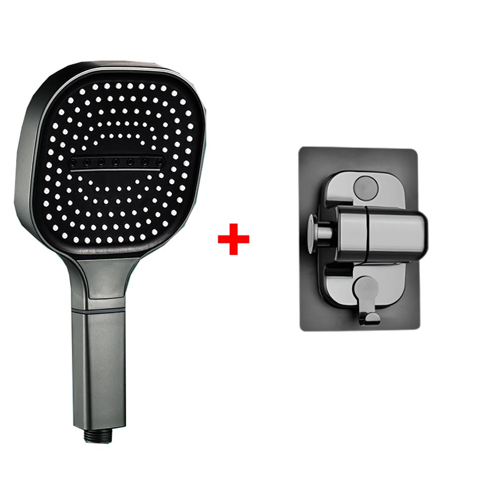 3 Modes Large Rainfall Shower Head 13cm Big Panel Square High Pressure Handheld ShowerHead ABS Portable Spa Filter Shower Nozzle