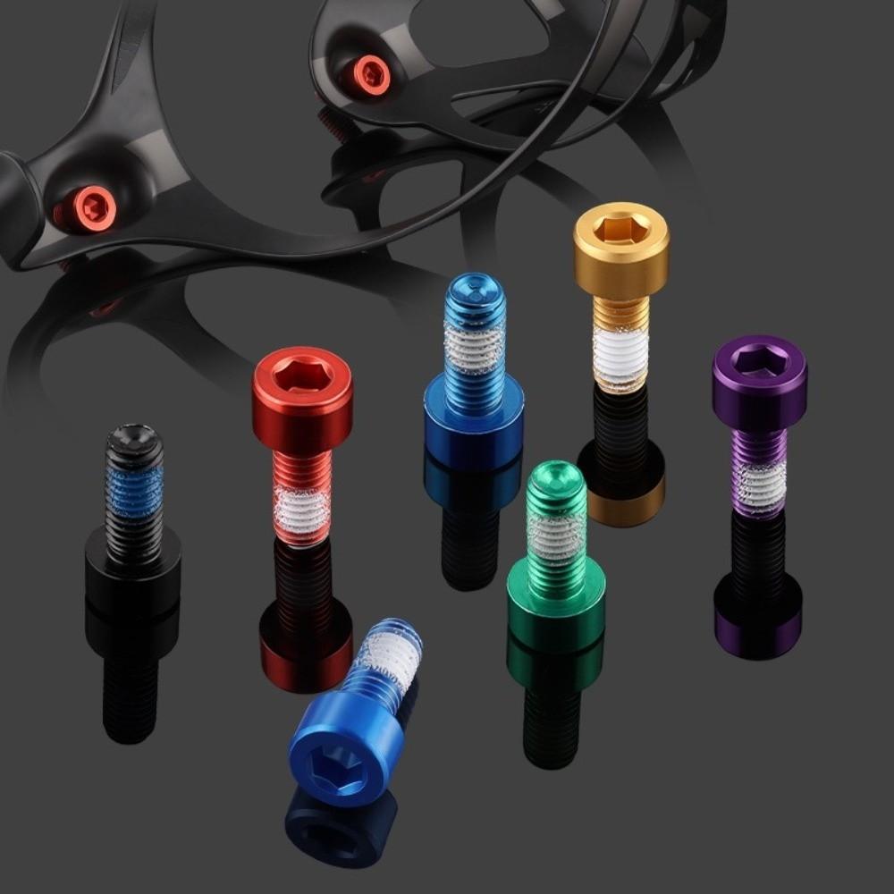 M5×12mm Bike Bottle Cage Screws Ultra-Light Bike Holder Bolts Water Bottle Cage Bolts MTB