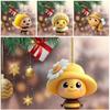 Adorable Acrylic Bee Festival Car Hanging Decoration For Unique Interior Charm