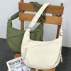 Olivia Pop OP_M2350 Corduroy Hobo Crossbody Bag
