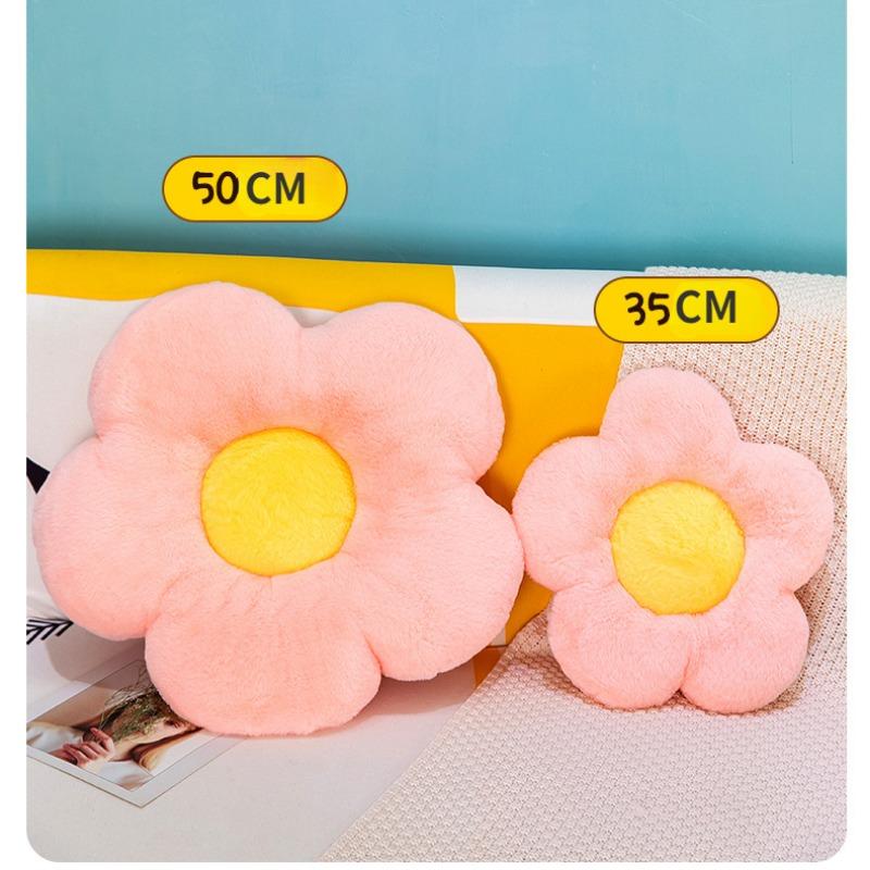 Flower Shaped Office Cushions, Solid Color Home Furnishings