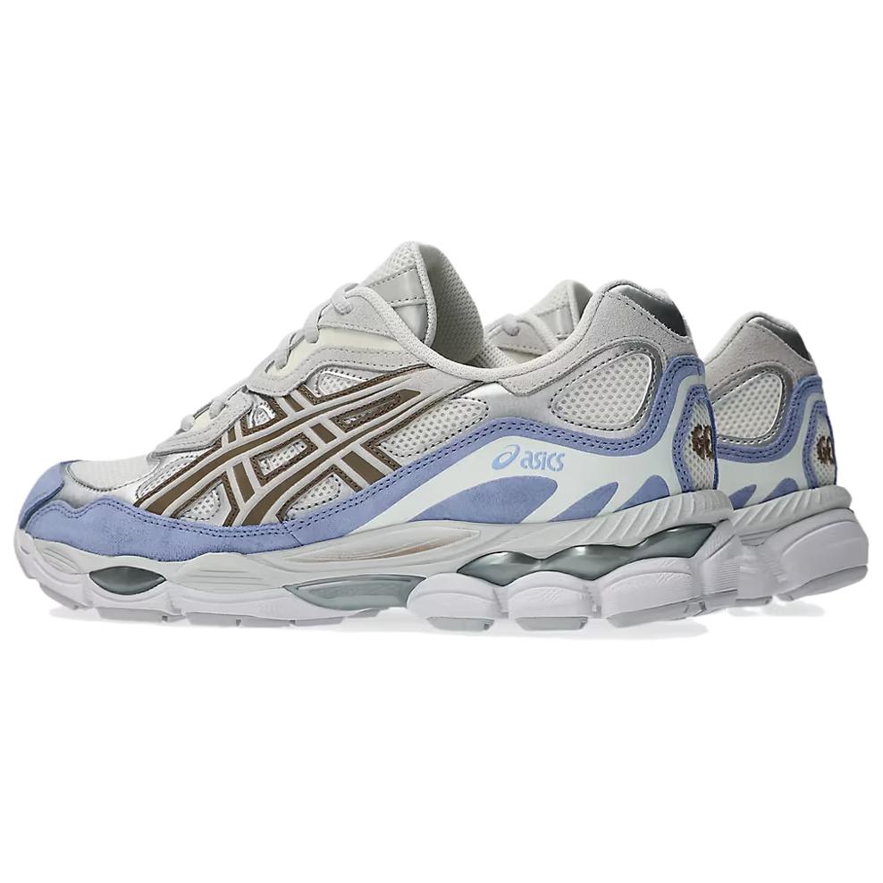 Asics GEL NYC Abrasion Resistant Low top Running Shoes Unisex White Blue 1203A953-100