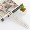Stainless Steel Scale Ruler Multifunctional Ruler Durable Protractor  Office Supplies