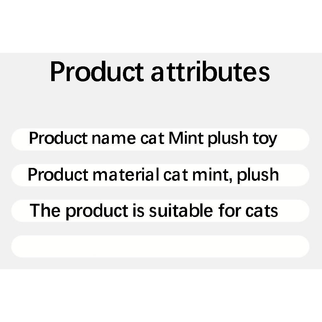 Pet Toys Cute Plush Animals Containing Cats Mint Cats And Cats Like Toys