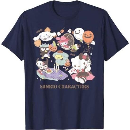 Halloween Special US Design Sanrio Characters Party T-Shirt