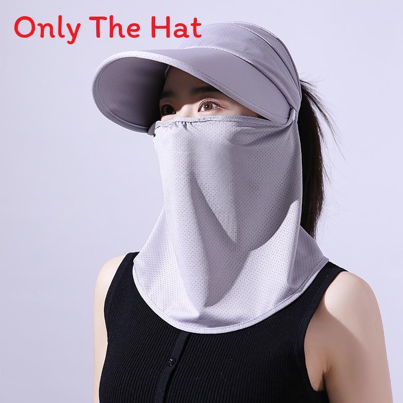 Sun Protection Cap For Women Summer Outdoor Uv Face Shield With Adjustable Fit