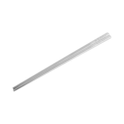 Aiju Stainless Steel Children's Chopsticks, Silver, Single Item