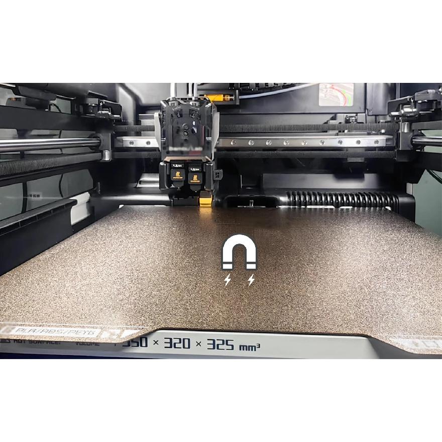 H2D Build Plate PEI Smooth PEO PET PEY Double Sided Spring Buildplate Steel Sheet For Bambu Lab H2D with QR Code