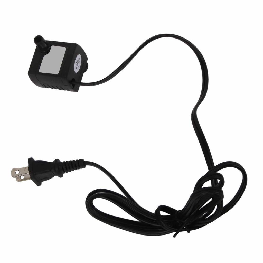 Pompe de Fontaine à Eau pour Animaux de Compagnie IPX8 Étanche Réglable Silencieuse Mini Pompe à Eau Submersible pour Chats