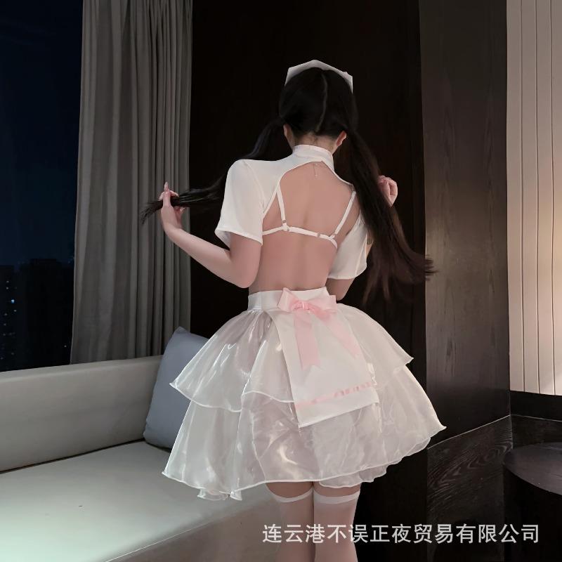 Sex Lingerie Pure Desire Nurse Split Uniform Suit Sexy Temptation Temptation No Pajamas