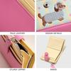 Pouch Cartoon Pu Wallet Dopamine Color Small Item Bag Dachshund Embroidery Coin Purse  Female/Girls