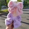 Warm Imitation Mink Fleece Hairpin Plush Big Bow Hairpin Top Clip Spring Clip Hair Accessories Headdress
