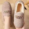 Autumn and Winter New Mao Mao Shoes Cotton Slippers Female Student Doudou Shoes Women's Shoes Warm Flat Shoes