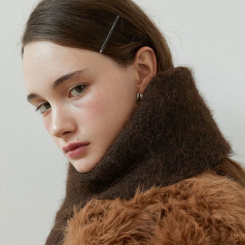 LIEBE MICH MONSTER [2ER SET] Minimalistische Kubische Haarnadel (L244MHA020)