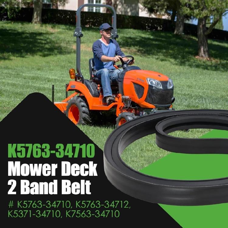 Direct Replacement Mower Belt For BX2350 BX24 BX25 B1700 B2100 B2400 B2410 Lawn Mower Ensures for K5763 34710 Models