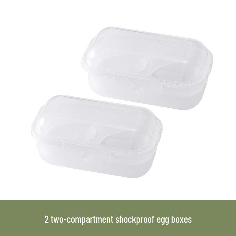 Shockproof Shatterproof Egg Holder - Portable, Anti-Fall Plastic Storage for Camping & Home