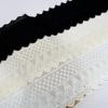 2Meters/lot 11 Cm Wide Palace Gourd Embroidery Pure Cotton White Apricot Black Lace Clothing Sofa Curtain Fabric Lace DIY