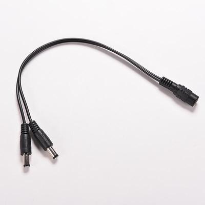 5,5 X 2,1 mm kamera CCTV 1 żeński do 2 męskich Dc 12 V kabel zasilający rozdzielacz adapter