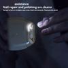 2 IN 1 Electric Nail Clipper Cutter with LED Light Automatic Nail Grinder Trimmer for Baby Adult Manicure Tools Nail Care Tools