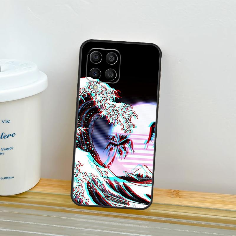 

Great Wave Retro Cyber Statue Case For Samsung Galaxy M06 M16 M36 M56 M15 M11 M31 M21 M53 M13 M32 M52 M35 M55 M14 M34 M54 Samsung M52 5G