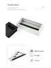 Aluminum Office Desk Cable Cover with Bristles - Sound-Dampening Rectangular Wire Organizer