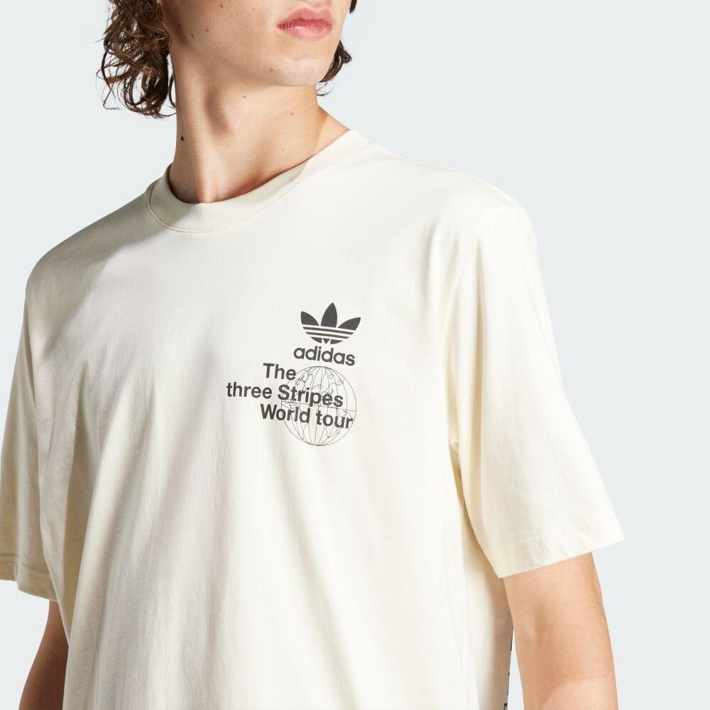 Adidas Bt Tričko s krátkým rukávem Krémově bílé Pánské Streetwear IS2902