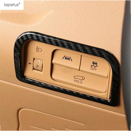 Gear Shift Panel / Head Lamp / Steering Wheel / AC Air Vent Cover Trim Carbon Fiber Accessories For Kia Sorento MQ4  -