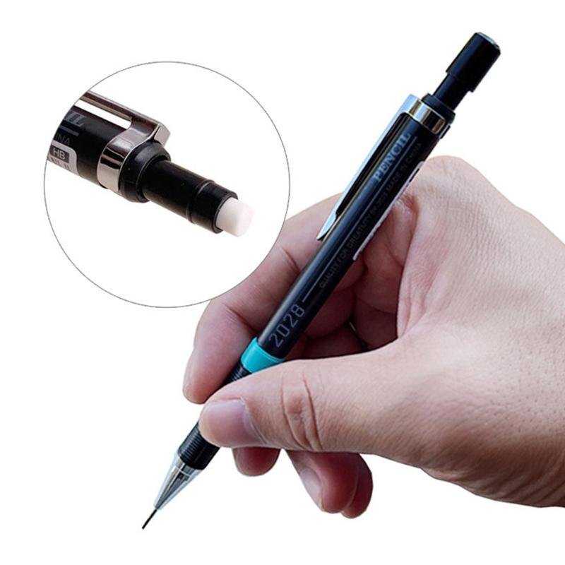 4 Pieces Automatic Pencils 0.3mm 0.5mm 0.7mm 0.9mm Sketching Pencils Metal Mechanical Pencils Drawing Pencils for School