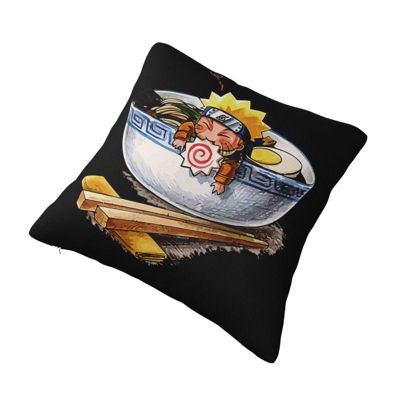 Custom Nordic Uzumaki Anime Cushion Cover Polyester Harajuku Manga Pillow Case