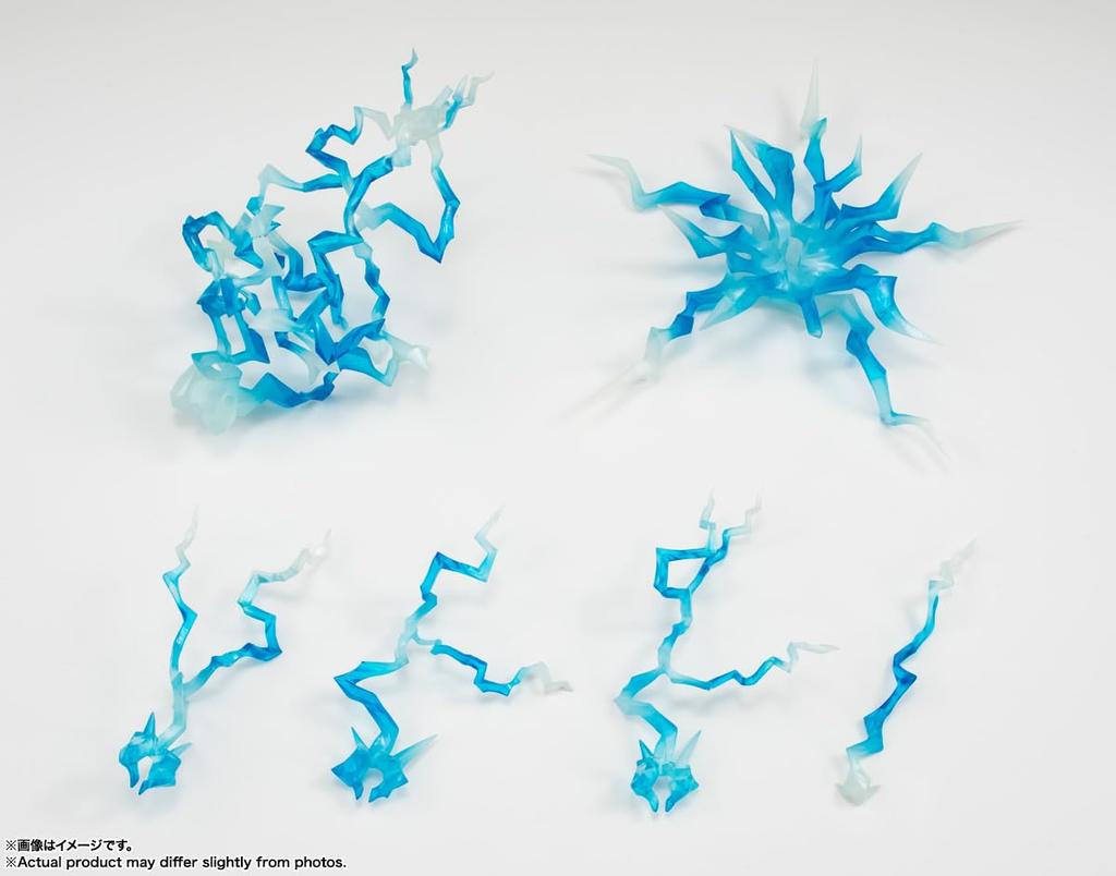TAMASHII NATIONS Tamashii EFFECT THUNDER Blue Ver. for S.H.Figuarts, Approximately 240mm, PVC & ABS Figure Effect Parts